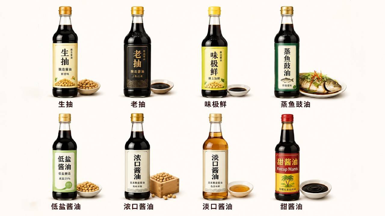10种酱油一次讲清楚：从中国酱油到日本、印尼酱油