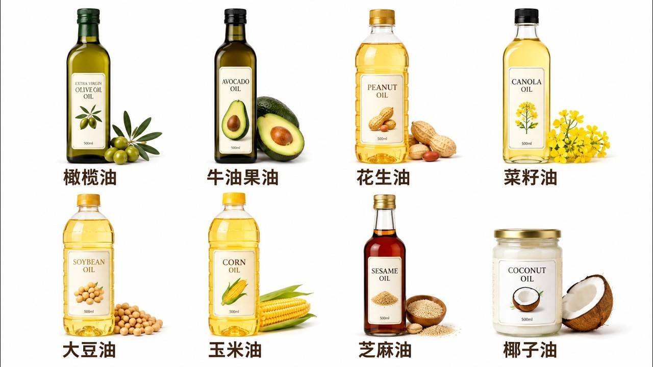 一次讲清楚10种食用油，到底有什么区别？